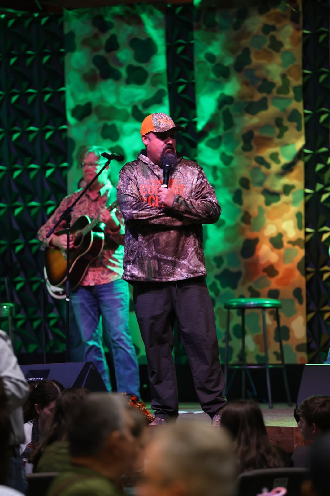 Photograph of Camo Sunday at Church in the Country