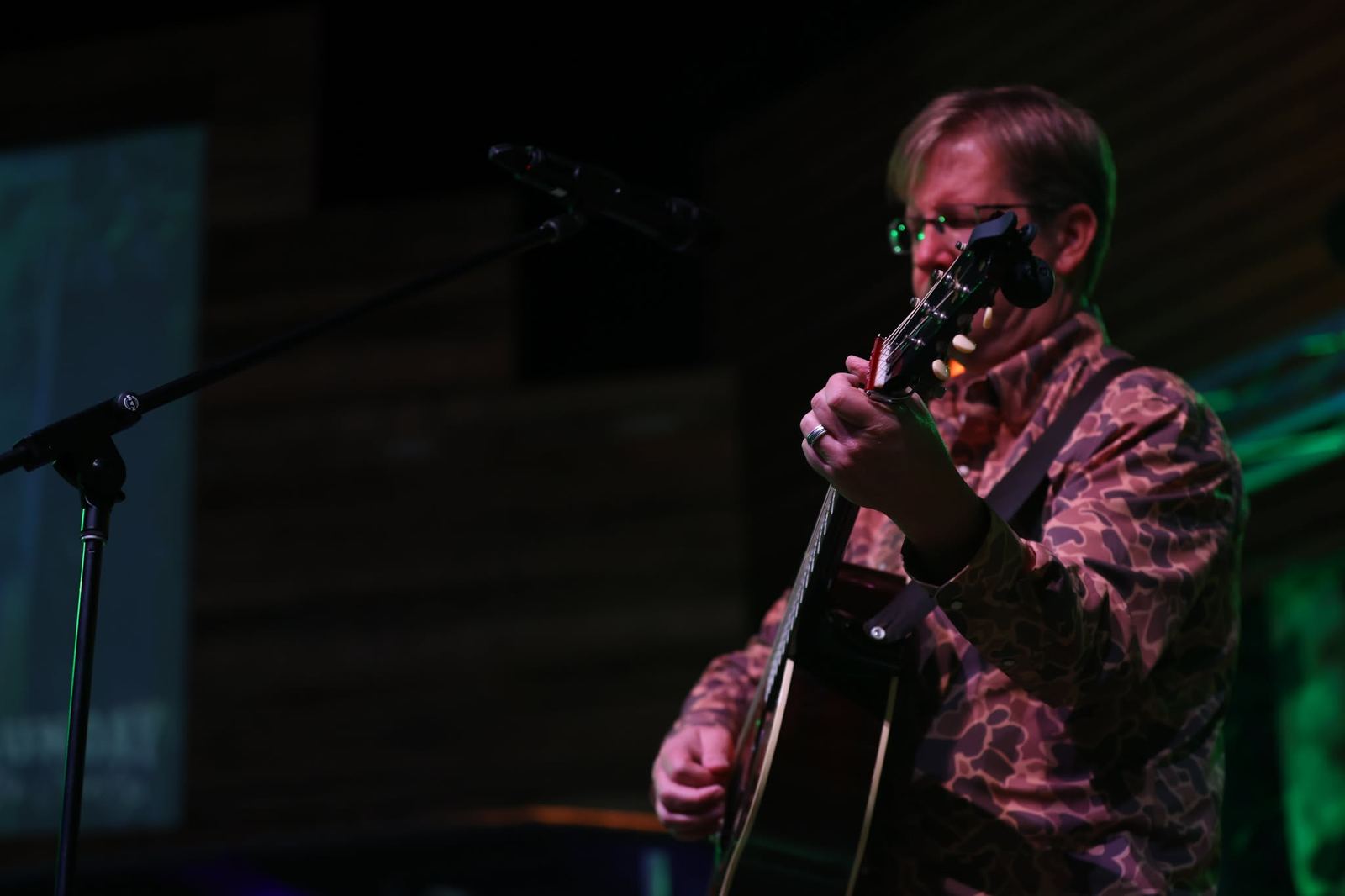 Photograph of Camo Sunday at Church in the Country
